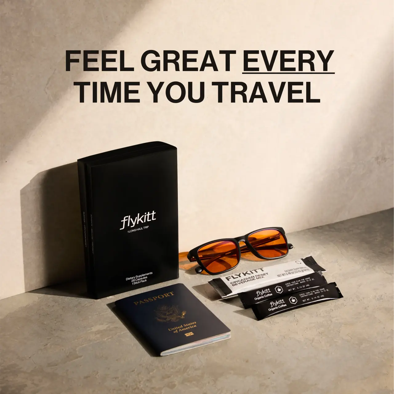 Flykitt: Travel Smart with Personalized Plans & Blue-Light Glasses