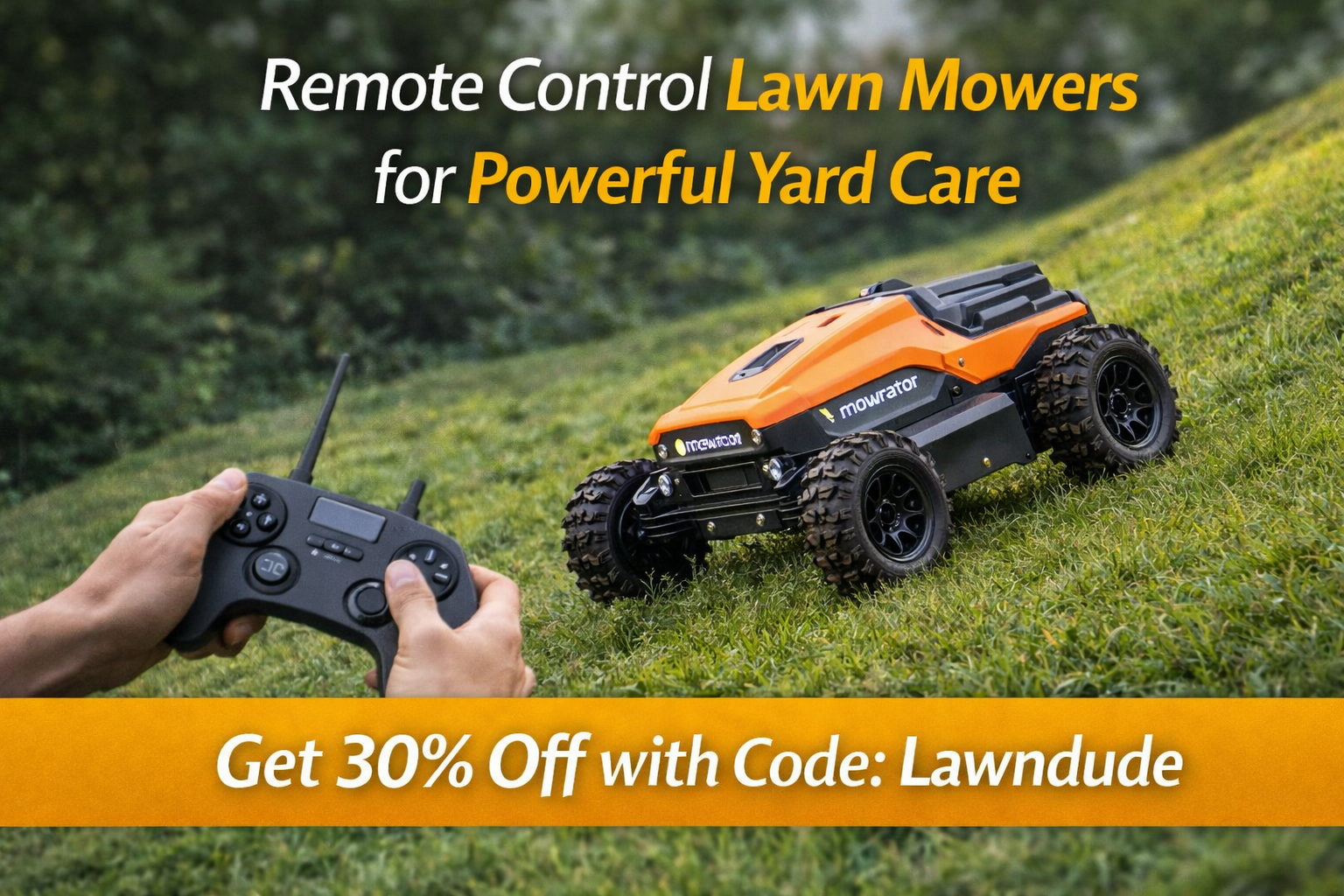 Mowrator AU – Remote Control Lawn Mowers for Smart Yard Care