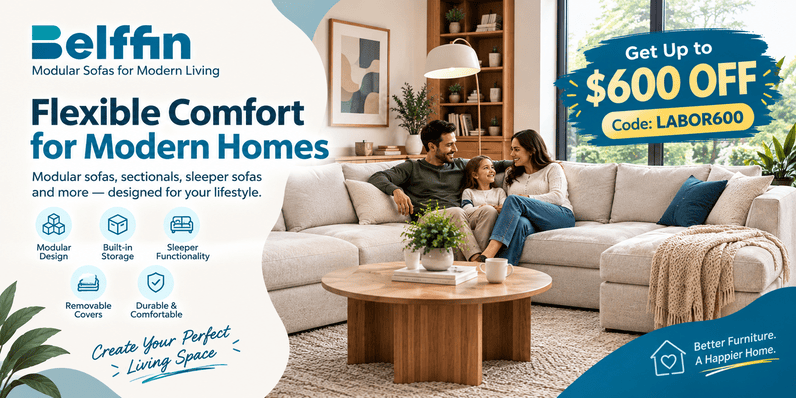 Belffin Modular Sofas, Sectionals & Sleeper Sofas for Modern Living