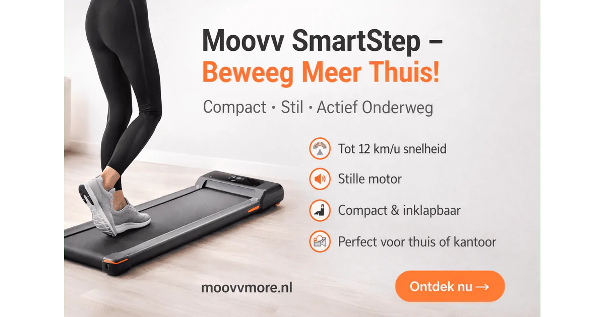 Moovv – Compacte inklapbare loopband voor thuis