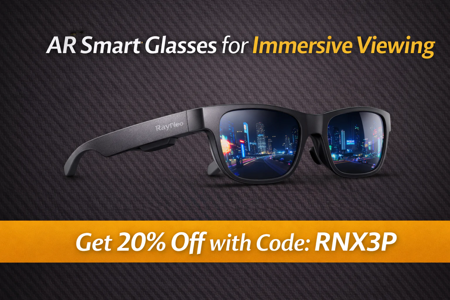 RayNeo – AR Smart Glasses for Immersive Viewing & Entertainment