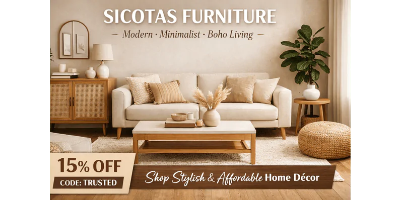 SICOTAS Furniture: Modern, Minimalist & Boho Home Designs at Affordable Prices