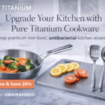 Upgrade your kitchen with Taima Titanium pure titanium cookware, utensils, and cutting boards. Non-toxic, durable, and built to last. Save 20% today.